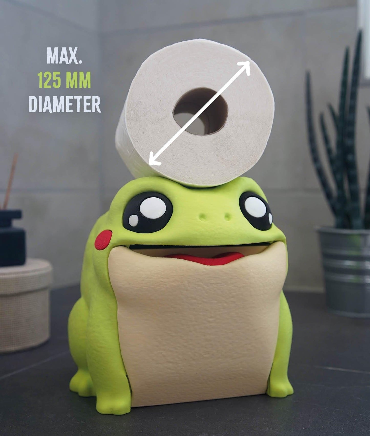 Frodrick the Frog - Toilet Paper Holder