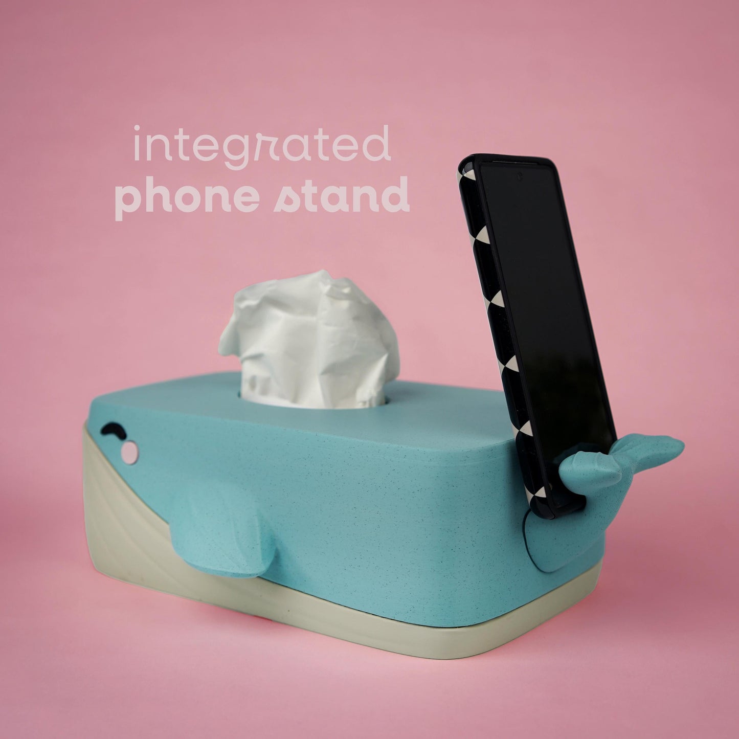 Bubbles the Whale – Tissue Box Cover