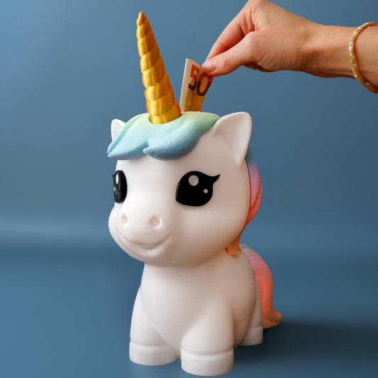Umi the Unicorn – Piggy Bank with Hidden Storage