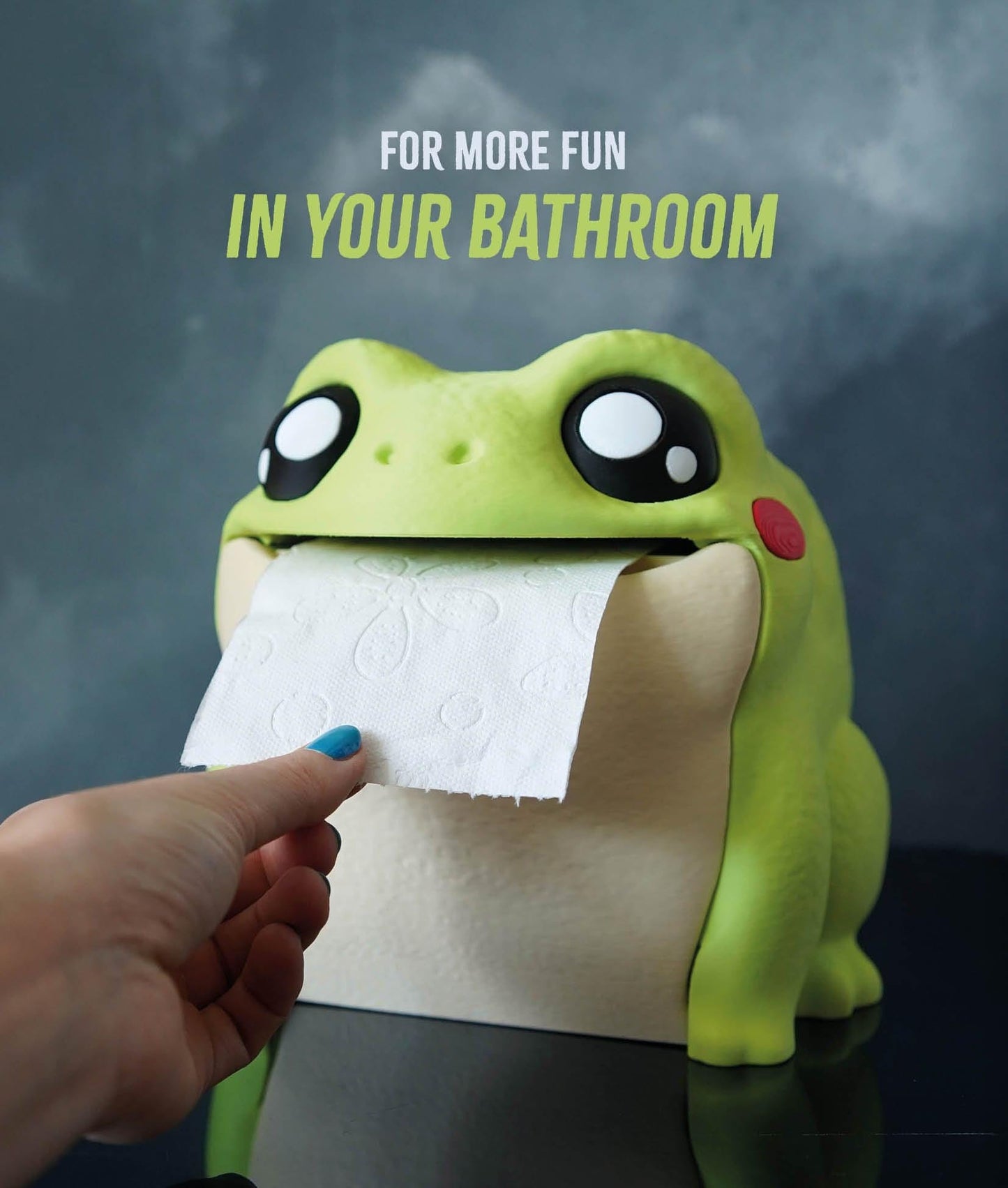 Frodrick the Frog - Toilet Paper Holder