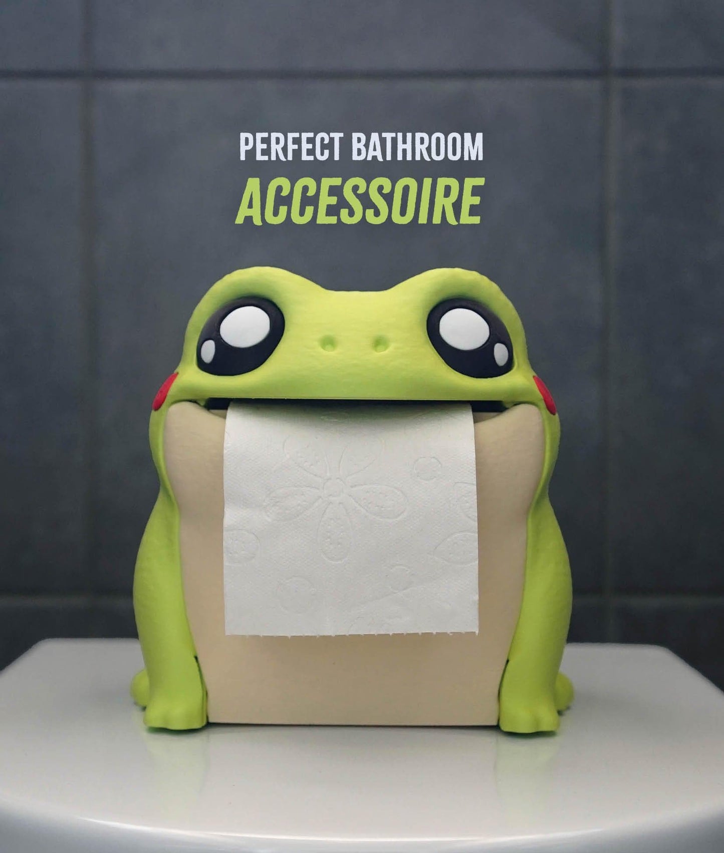 Frodrick the Frog - Toilet Paper Holder