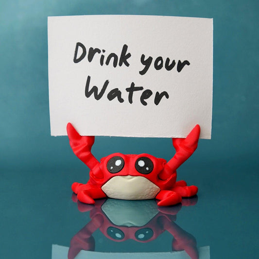 Charlie the Comfort Crab - Note Holder & Photo Clip