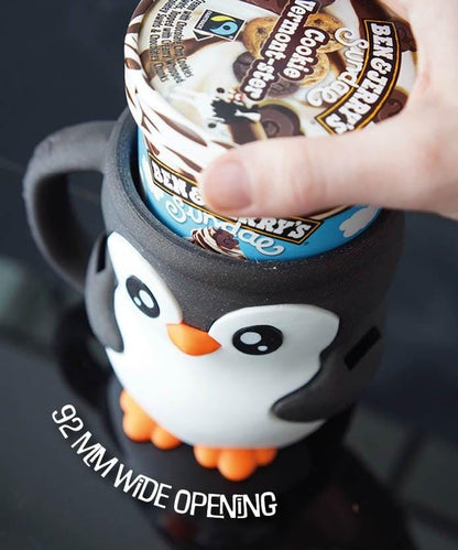 Pebbles the Penguin – 3D Printed Ice Cream Pint Holder