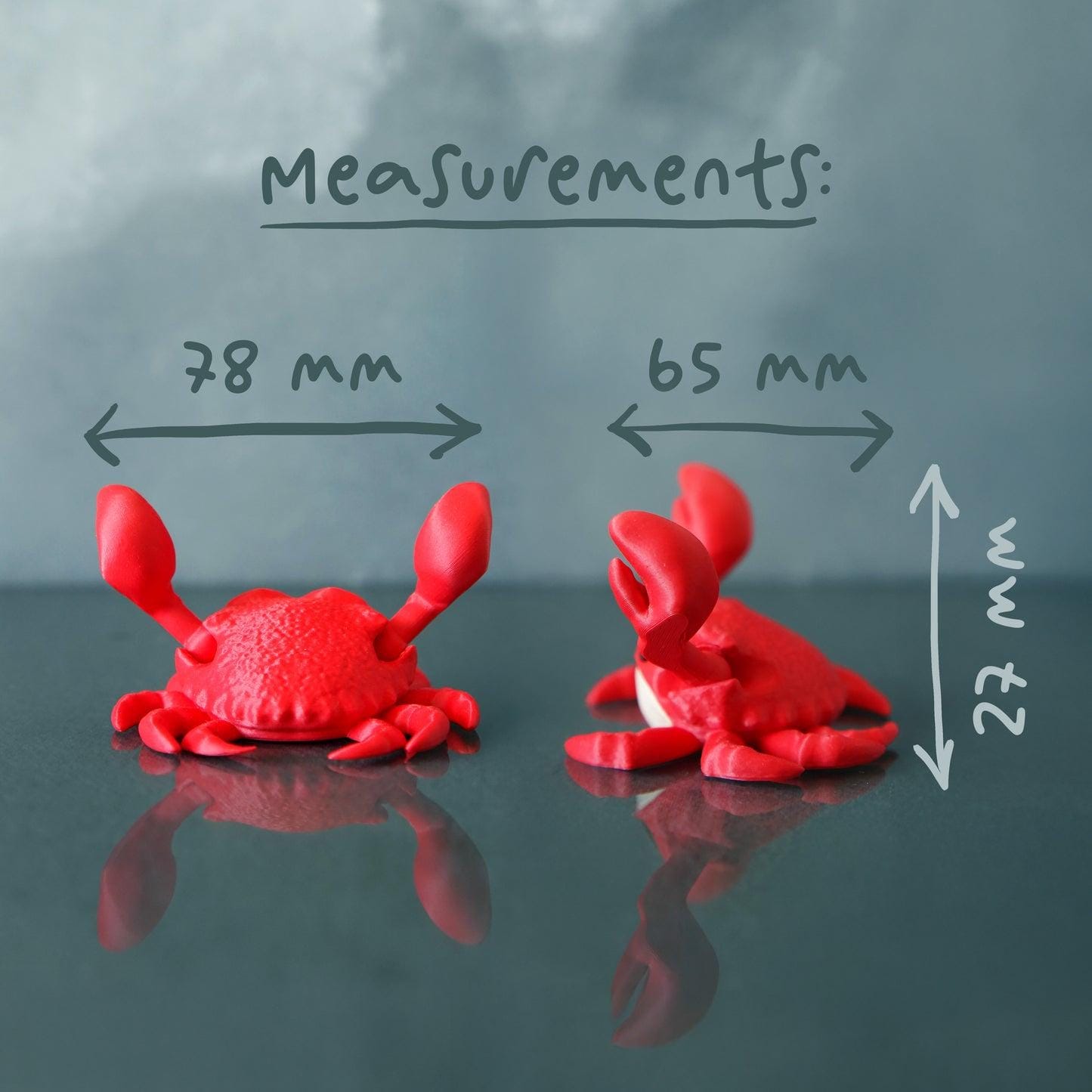 Charlie the Comfort Crab - Note Holder & Photo Clip