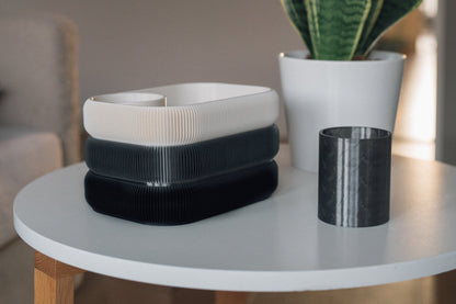 STACKSEY Organizer – 3-Tier Rotating Minimalist Tray